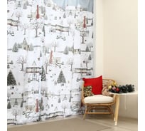 Комплект штор Этель Winter countryside 145*260 см-2 шт, 100% п/э, 140 г/м2 10618052