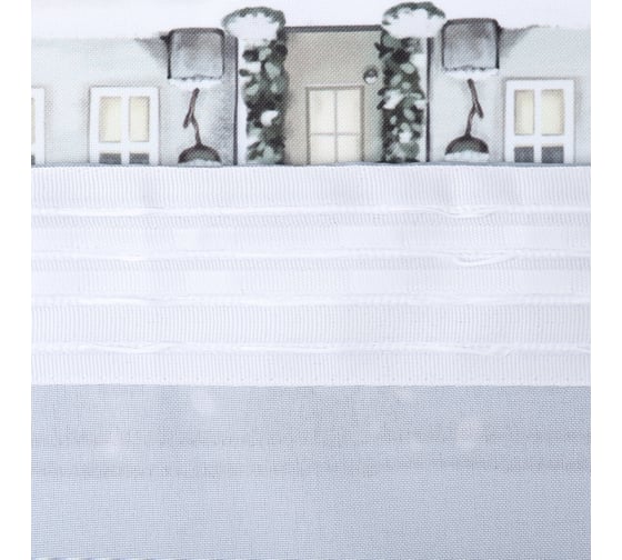 Комплект штор Этель Winter countryside 145*260 см-2 шт, 100% п/э, 140 г/м2 10618052