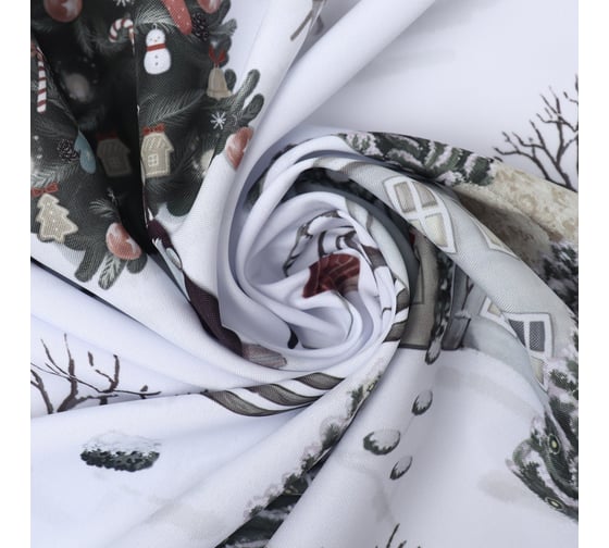 Комплект штор Этель Winter countryside 145*260 см-2 шт, 100% п/э, 140 г/м2 10618052
