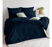 Комплект постельного белья Verossa Сатин, Семейный, Twilight blue, 125 гр/м2, с наволочками, 50/70, 70/70 790373