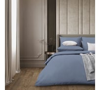 Пододеяльник Verossa Страйп, 148/215, на молнии, Sapphire, 120 гр/м2 925717