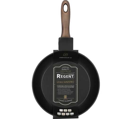 Сковорода Regent inox 22см (кованый алюминий) Linea Maestro (индукция) 93-AL-MT-1-22