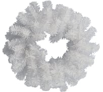 Новогодний венок MOROZCO - 7, белый, 35 см ВН-7