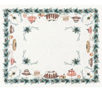 Скатерть Этель New Years treat 150x220 см +/-3 см, с ВГМО, 100% хлопок, саржа 190 гр/м2 10554238