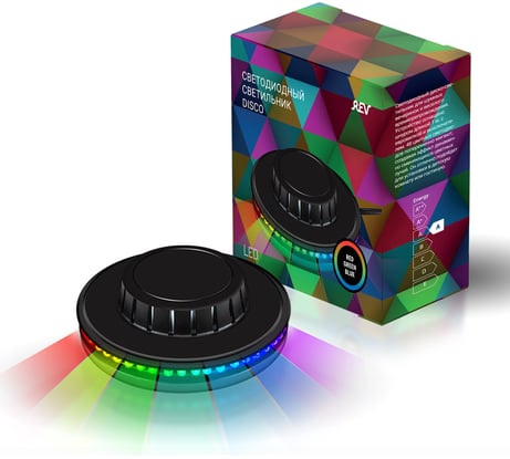 Настольный светильник REV DISCO SUNFLOWER RGB 5W, шнур, 32557 4