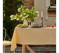 Скатерть Этель Home 146x220 см, молочный, 100% хлопок, саржа 250 г/м2 10472159