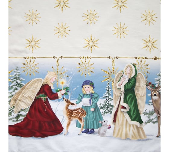 Набор столовый Этель Christmas time скатерть 150х220 +/-3 см с ГМВО, салфетки 40х40 см - 12 шт, хлопок 100% 4496663