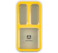 Ланчбокс Арктика 0.42 л, черный/желтый 034-420-BK/YE