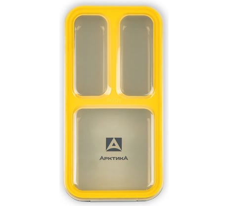 Ланчбокс Арктика 0.42 л, черный/желтый 034-420-BK/YE