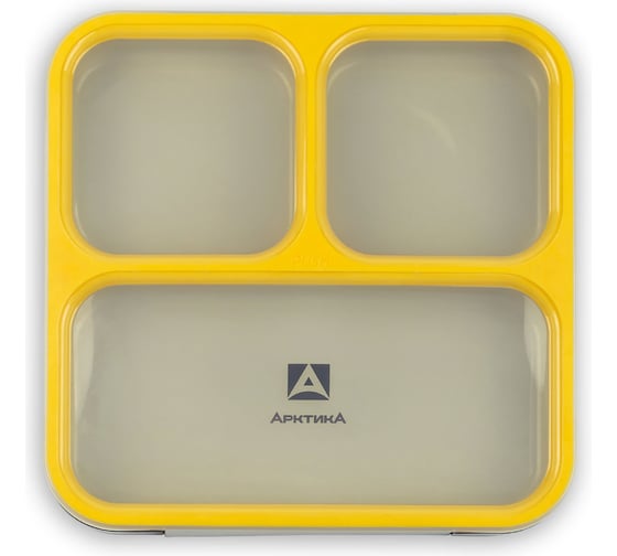 Ланчбокс Арктика 0.8 л, черный/желтый арт.033-800-BK/YE