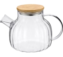Чайник заварочный Regent inox стекло, 1 л, с ситечком, Linea Franco 93-FR-TEA-14-1000