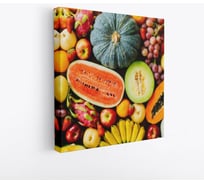 Картина Симфония Арбуз и Дыня 40x40 см 1-148