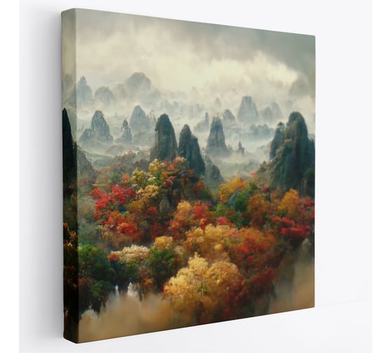Картина Симфония Осенняя пора 40x40 см 1-176