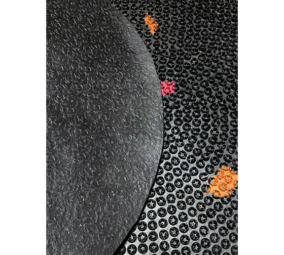 Придверный резиновый коврик ComeForte «FRG» 40x60см Black овал GM-3002-О