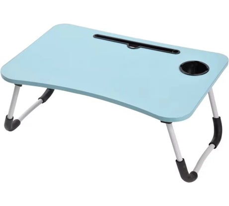 Сервировочный столик для завтрака Homium голубой, 60x40 см wood14