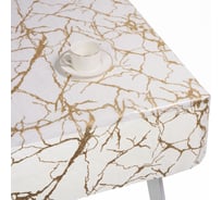 Силиконовое покрытие Dekorelle 201-GW 0.6x20 м, золото/белый фон 214201-1