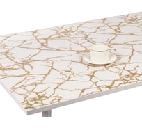 Силиконовое покрытие Dekorelle 201-GW 0.8x20 м, золото/белый фон 224201-1