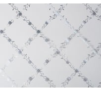 Силиконовое покрытие Dekorelle 208-S 0.8x20 м, серебро/прозрачный фон 224208