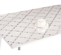 Силиконовое покрытие Dekorelle 208-S 1.0x20 м, серебро/прозрачный фон 234208