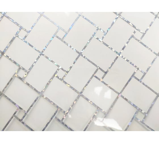 Силиконовое покрытие Dekorelle 213-S толщина 0.25 мм, 1.4x20 м, серебро/прозрачный фон 250213 1