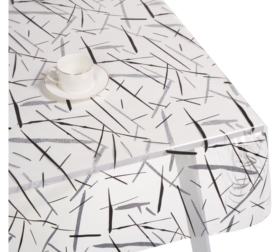 Силиконовое покрытие Dekorelle 241-S толщина 0.25 мм, 1.4x20 м, серебро/прозрачный фон 254241-S 1