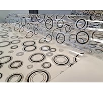 Силиконовое покрытие Dekorelle 238-S 0.8x20 м, серебро/прозрачный фон 224238-S