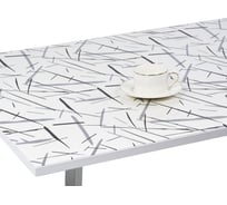 Силиконовое покрытие Dekorelle 241-SW 1.2x20 м, серебро/белый фон 244241-SW