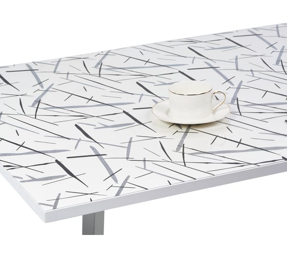 Силиконовое покрытие Dekorelle 241-SW 1.2x20 м, серебро/белый фон 244241-SW 1