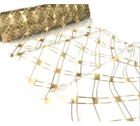 Силиконовое покрытие Dekorelle 226-G 1.2x20 м, золото/прозрачный фон 244226-G