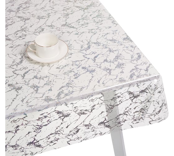 Силиконовое покрытие Dekorelle 272-S толщина 0.25 мм, 1.4x20 м, серебро/прозрачный фон 254272-S 1