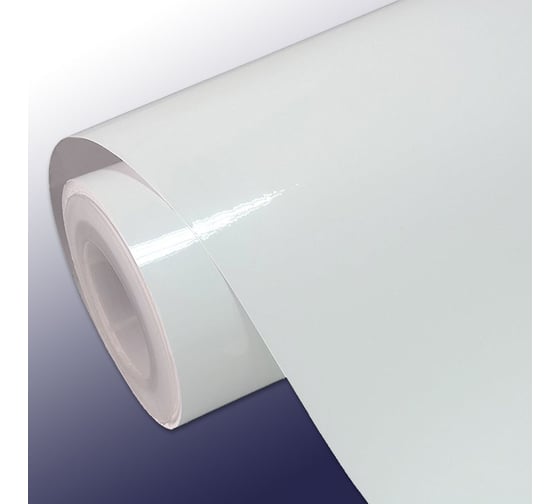 Силиконовое покрытие Dekorelle 0,9x20 м, белое, глянец, толщина 0,8 мм 136W
