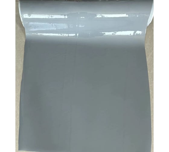 Силиконовое покрытие Dekorelle 0,8x20 м, серое, глянец, толщина 0,8 мм 126G