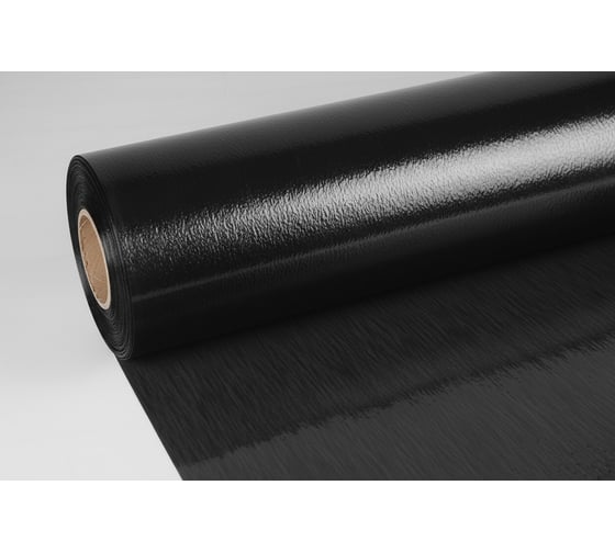 Силиконовое покрытие Dekorelle 0,8x20 м, рифленое, тонированное, черное, толщина 0,8 мм 126RB 1