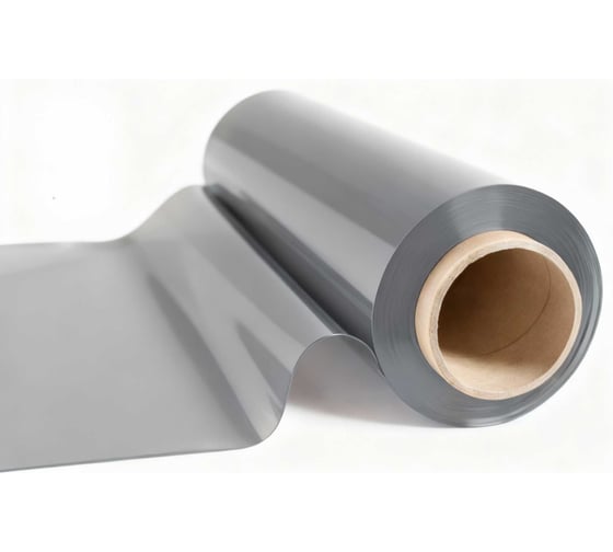 Силиконовое покрытие Dekorelle 0,7x20 м, серое, глянец, толщина 0,8 мм 116G 1