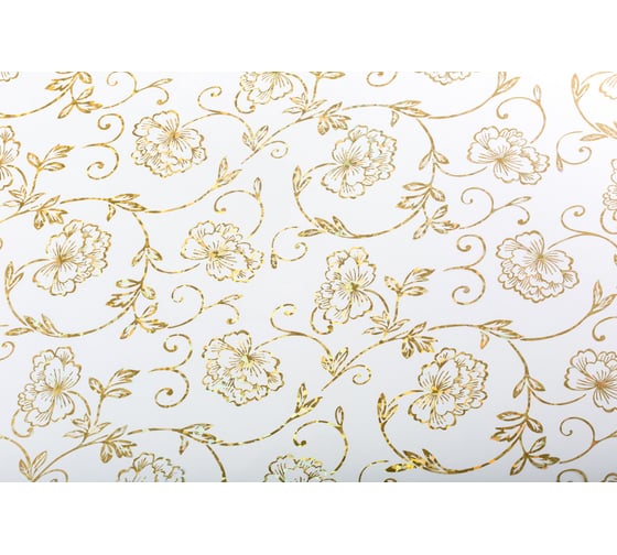 Силиконовое покрытие Dekorelle 004-G, размер 0,8x20 м, золото/прозрачный фон 224004