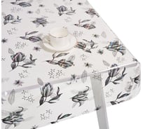 Силиконовое покрытие Dekorelle 026-S, размер 1,0x20 м, серебро/прозрачный фон 234026