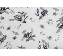 Силиконовое покрытие Dekorelle 026-S, размер 0,8x20 м, серебро/прозрачный фон 224026