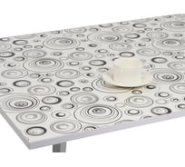 Силиконовое покрытие Dekorelle 023-S, размер 1,0x20 м, серебро/прозрачный фон 234023