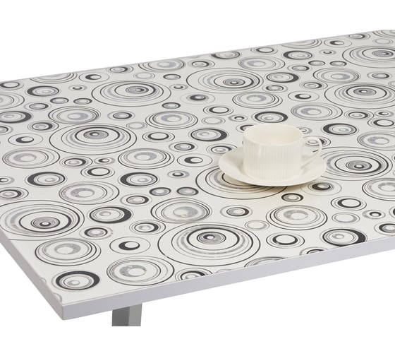 Силиконовое покрытие Dekorelle 023-S, размер 1,0x20 м, серебро/прозрачный фон 234023 1