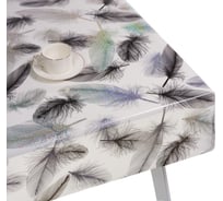 Силиконовое покрытие Dekorelle 182-1, толщина 0,2 мм, размер 1,4x20 м, молочный фон 254182-1