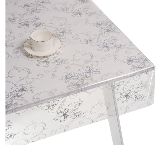Силиконовое покрытие Dekorelle 180-S, размер 0,6x20 м, серебро/прозрачный фон 214180-1 1