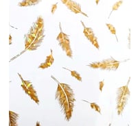 Силиконовое покрытие Dekorelle 178-G, размер 0,8x20 м, золото/прозрачный фон 224178-1