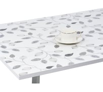 Силиконовое покрытие Dekorelle 129-SW, размер 1,0x20 м, серебро/белый фон 234129-1