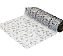 Силиконовое покрытие Dekorelle 178-S, размер 0,8x20 м, серебро/прозрачный фон 224178