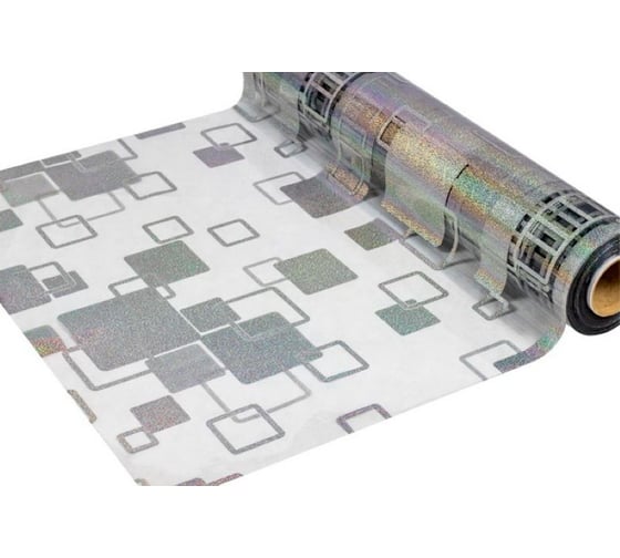 Силиконовое покрытие Dekorelle 172-S, размер 1,0x20 м, серебро/прозрачный фон 234172-1 1