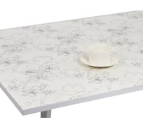Силиконовое покрытие Dekorelle 180-S, размер 1,0x20 м, серебро/прозрачный фон 234180-1