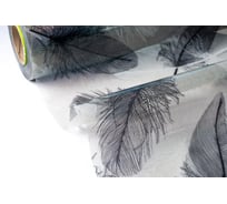 Силиконовое покрытие Dekorelle 182, размер 1,2x20 м, бело-черный/прозрачный фон 244182