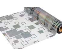 Силиконовое покрытие Dekorelle 172-S, размер 1,2x20 м, серебро/прозрачный фон 244172-1