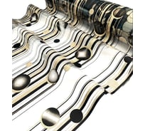 Силиконовое покрытие Dekorelle 192-G, размер 0,6x20 м, золото/прозрачный фон 214192