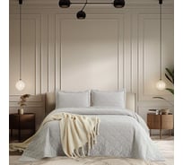 Покрывало The Eleventh Kingdom Евро (240x260), с наволочками 50x70 (2 шт.), Трегарон серебро 11KBSP2426TR83